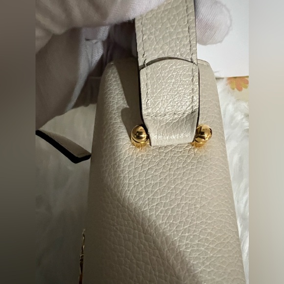 GUCCI Zumi Horsebit Interlocking Leather Ivory Bag - Picture 10 of 12